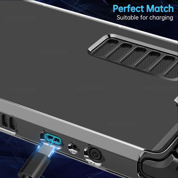 Transparent TPU Case Cover Shell For Steam Deck Host Crystal Anti-drop Protective Case Back Shell For Steamdeck Accessories
