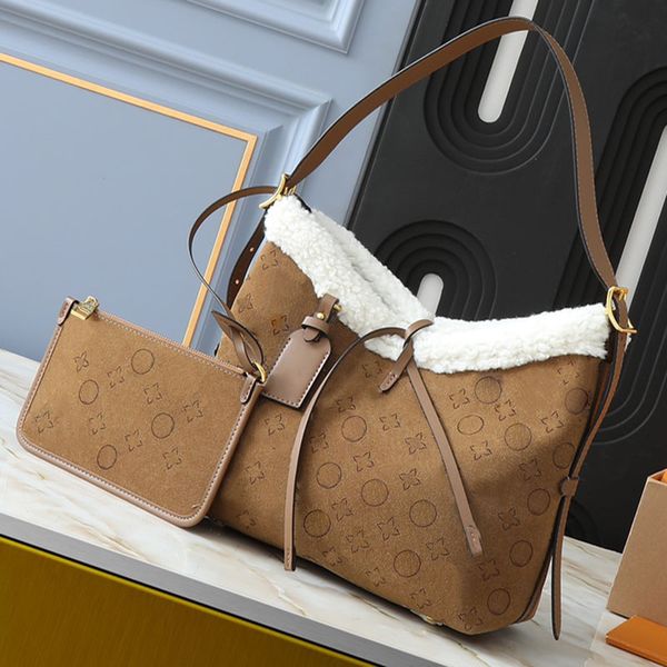 Designer Ladies Shoulder Bag Luxury Handbag Cutout Perforated Suffle Armpit Bag Large Capacity Shopping Bag Purse 29x24x12cm, Brown
Designer Ladies Shoulder Bag Luxury Handbag Cutout Perforated Suffle Armpit Bag Large Capacity Shopping Bag Purse 29x24x12cm, Brown