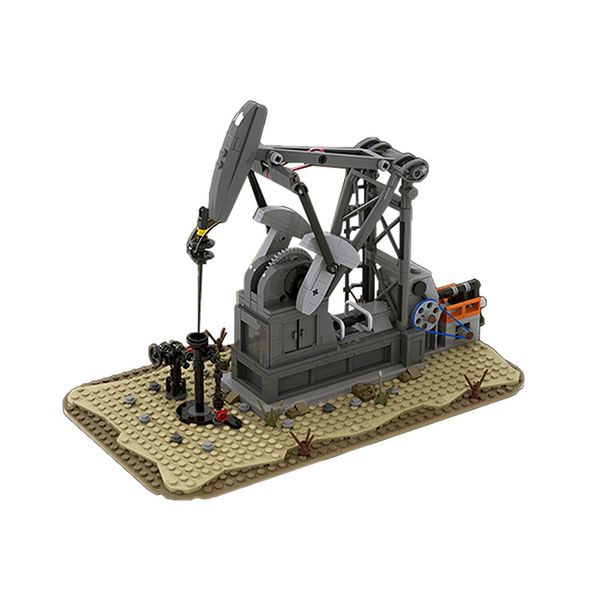 Derrick Oil Rig Building Kit Functioning Oil Pump Jack Mechanical Model High-tech Engineering STEM Toy Kid Birthday Xmas Gift
Derrick Oil Rig Building Kit Functioning Oil Pump Jack Mechanical Model High-tech Engineering STEM Toy Kid Birthday Xmas Gift