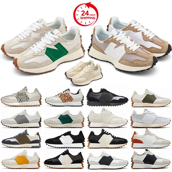 

New 327 designer running shoes men women 327s Sea Salt vintage beige brown suede grey blue yellow men trainers sports sneaker, #16