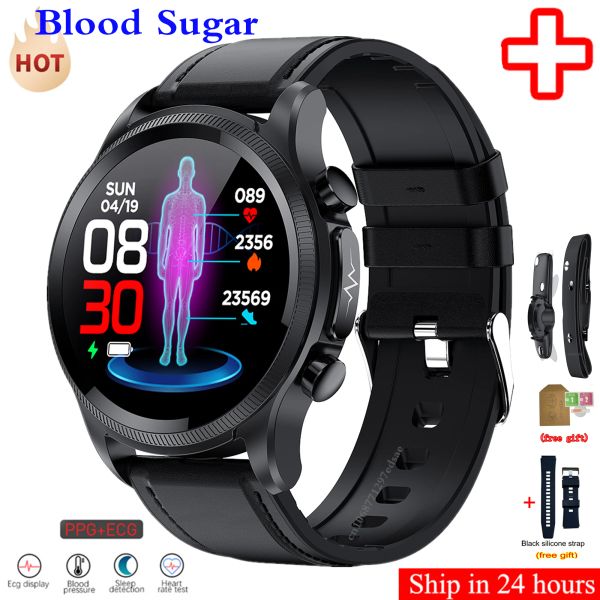 Medical Watches Grade E400 Smart Watch Men ECG PPG HRV PTT Sugar Blood Pressure Oxygen Body Temperature Elderly Health Smartwatch
Medical Watches Grade E400 Smart Watch Men ECG PPG HRV PTT Sugar Blood Pressure Oxygen Body Temperature Elderly Health Smartwatch