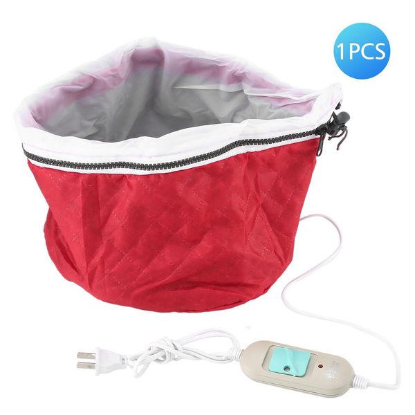 220V Electric Hair Thermal Treatment Beauty Steamer SPA Nourishing Hair Care Cap Head Massage