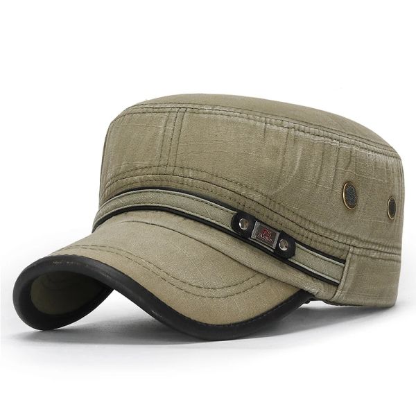 Classic Vintage Flat Top Cap Men Vintage Army Denim Baseball Cap Cotton Cadet Hat Military Breathable Adjustable Summer Sun Cap, Black
Classic Vintage Flat Top Cap Men Vintage Army Denim Baseball Cap Cotton Cadet Hat Military Breathable Adjustable Summer Sun Cap, Black