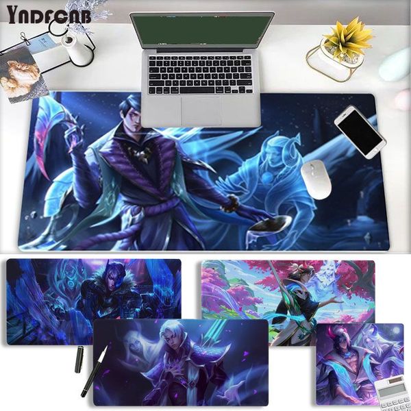 LOL Aphelios Mousepad New Rubber Mouse Durable Desktop Mousepad Size for Game Keyboard Pad for Gamer