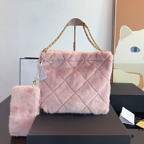 Designer Fluffy Crossbody Bag Luxury Women Handbag Winter Purse Faux fur crossbody bag, Black
Designer Fluffy Crossbody Bag Luxury Women Handbag Winter Purse Faux fur crossbody bag, Black