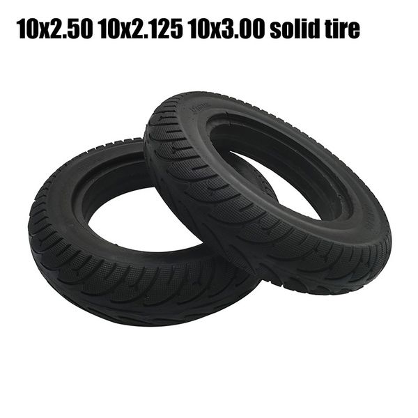 Electric Scooter 10 Inch 10x2.50 10x3.00 Solid Tire Synthetic Rubber Non-inflatable Explosion-proof Tyre