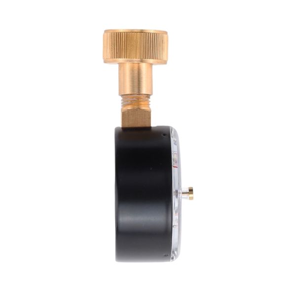 Dial Digital Pressure Meter 0-200 PSI Dual Scale Manometer 0-14 Bar Vacuum Manometer 3/4 NPT for Air/Oil /Gas /Water Testing