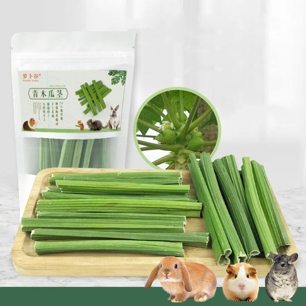 new Rabbit Chew Toy Hamsters Chew Stick Papayas Stick Molar Stick For Rabbit