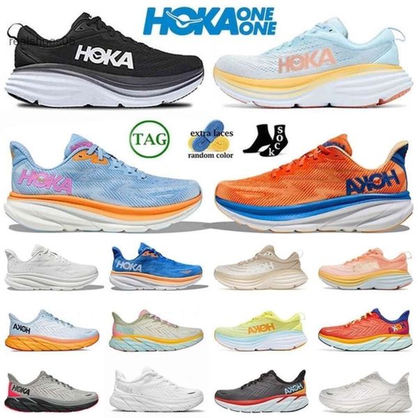 

hokah Outdoor ONE mens running shoes Bondi Clifton 8 Carbon x 2 Amber Yellow Anthracite Castlerock floral triple black white low womens sports sneakers trainers, 1_color