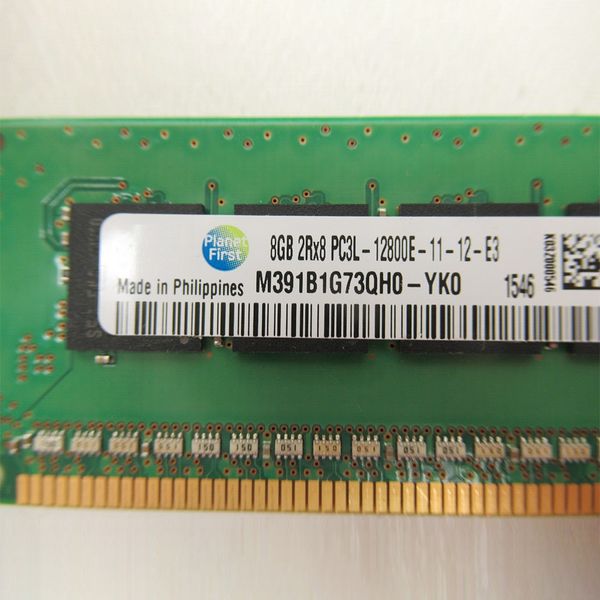 1 Pcs M391B1G73QH0-YK0 For Samsung RAM 8GB 8G 2RX8 PC3L-12800E UDIMM ECC 1600 DDR3L Server Memory Fast Ship High Quality