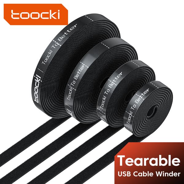 Toocki Cable Organizer Cable Management Tearable Organizador Cables Winder Ties Phone Accessories Wire Cord Organizer And Cables