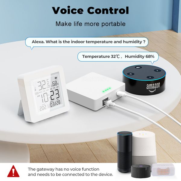 Tuya Smart Wired ZigBee 3.0 Gateway Bridge Smart Hub Smart Life Remote Control Zigbee Sensor Support Alexa Google Home Assistant
