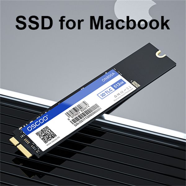 Hard Drive Disk SATA3 SSD 512GB for MacBook Air 2010-2011 A1369 A1370 Internal Solid State Drive Disk Capacity Upgrade TLC SSD
