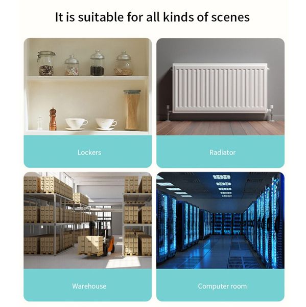 ZigBee Water Sensor Smart Leak Alarm Detector Water Tank Full Water Linkage Alarm Work For TUYA Smart Life APP Remote Monitoring