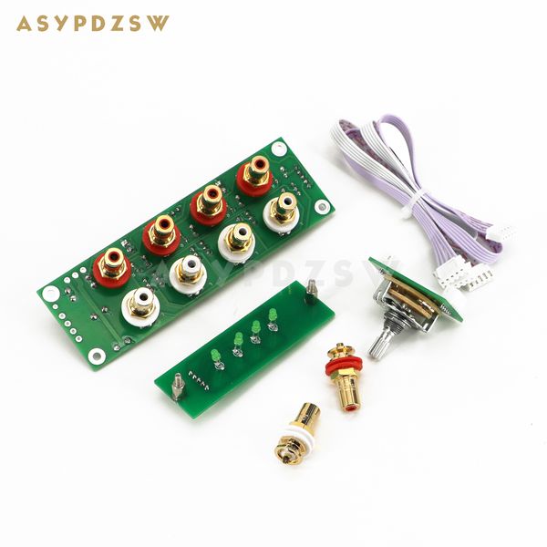 AS-4ay General type RCA Preamplifier Audio signal input Manual switch DIY Kit/Finished board