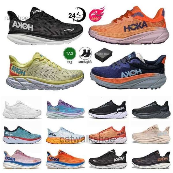 

hokah One Running Shoes Bondi 8 Athletic Shoes Carbon X2 Clifton 9 hokahs Shoes Sneakers Fabric Rubber Mesh Absorbing Road Fashion Mens Womens Runnners Size 36-45, Burgundy