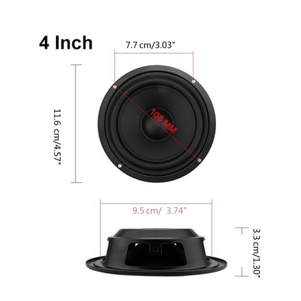Diaphragm Bass Passive 2025 Radiator Speaker Repair Parts DIY Home Theater Speaker QXNF