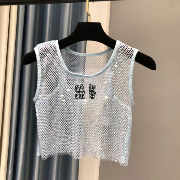 Womens Tank Luxury Shirts Sleeveless Designer Gilet Tops T Shirts Crystal Hollow Out Woman Camisoles Summer Tees Vest Short Shirt Slim Vests -L, Black
Womens Tank Luxury Shirts Sleeveless Designer Gilet Tops T Shirts Crystal Hollow Out Woman Camisoles Summer Tees Vest Short Shirt Slim Vests -L, Black