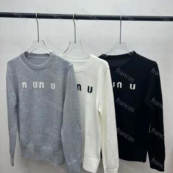 Womens Sweaters Designer Woman Warm Sweater Knitted Clothes Knits Shirts Round Printed Sweatshirt Stylist Necks Slim Top Long Sleeve Clothing BFG2411134, Gray
Womens Sweaters Designer Woman Warm Sweater Knitted Clothes Knits Shirts Round Printed Sweatshirt Stylist Necks Slim Top Long Sleeve Clothing BFG2411134, Gray