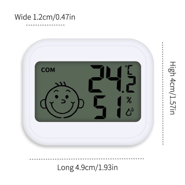 Electronic LCD Digital Temperature 2025 Humidity Meter Indoor Outdoor Thermometer Hygrometer Household Weather Station