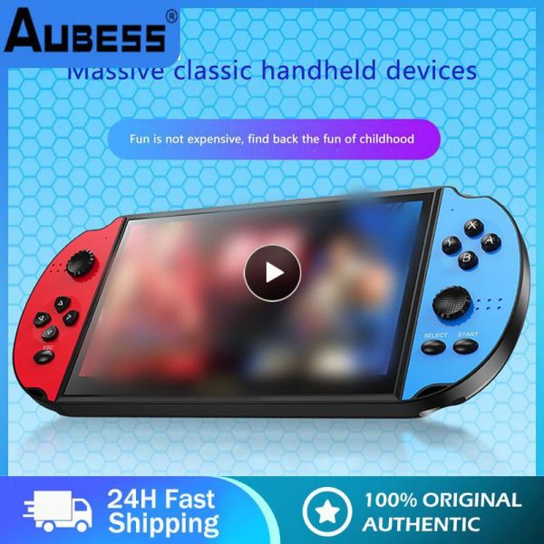 X12PLUS Handheld Game Console 7.0 Inch Large Screen Classic Game Retro Console Portable Game Console Mini Handheld Video Game
