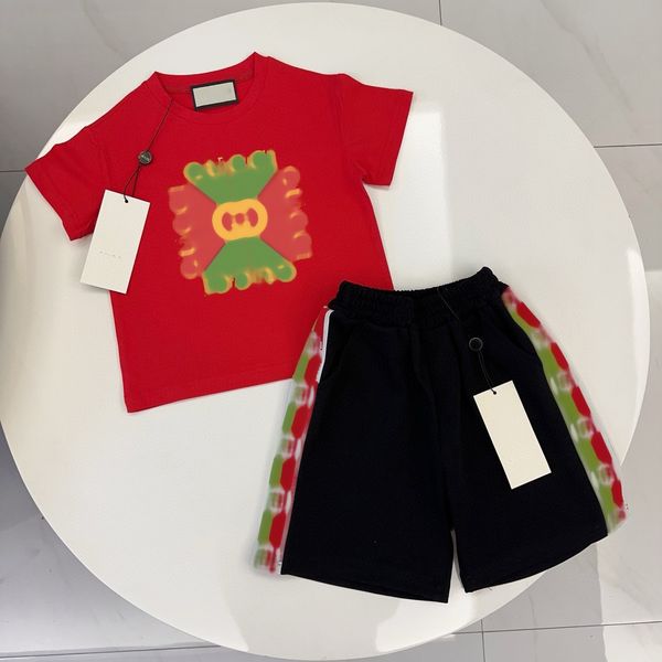 2022SS child designer clothe sets childrens kids short sleeve T-shirt + print shorts set suit brand boys clothing cotton tees size90-160 more colour, Multi
2022SS child designer clothe sets childrens kids short sleeve T-shirt + print shorts set suit brand boys clothing cotton tees size90-160 more colour, Multi