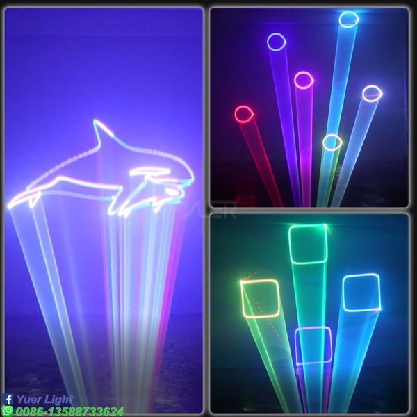 25Kpps new 4W RGB Animatie laser light 2025 Scanner Projector Laser ILDA-Protocollen DMX512 Dj Disco Podium Effect Dance Party DJ Disco
