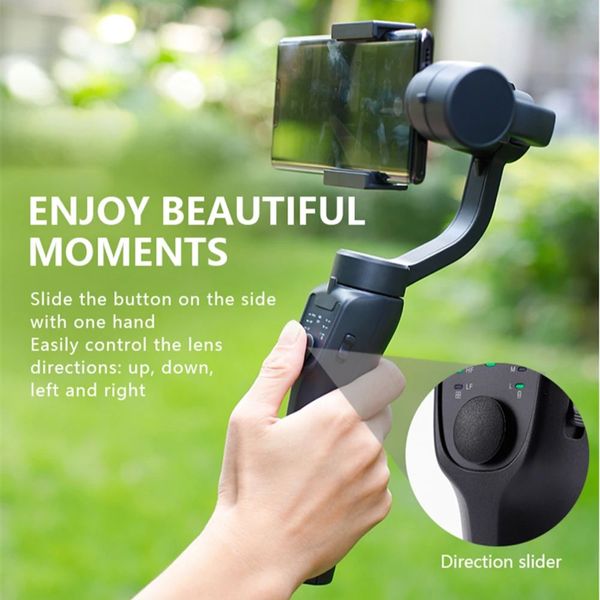 Axis 3 Handheld Gimbal Stabilizer for IOS/Andriod Smartphone Stabilizer Tripods Video Record Vlog Anti-shake Mobile Phone Gimbal
Axis 3 Handheld Gimbal Stabilizer for IOS/Andriod Smartphone Stabilizer Tripods Video Record Vlog Anti-shake Mobile Phone Gimbal