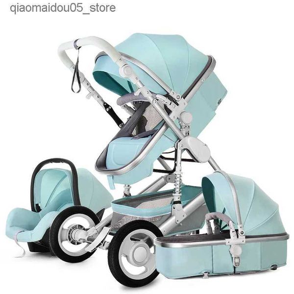 Strollers# 3-in-1 with car seats portable reversible station wagon high landscape baby pink newborn stroller Q240413
Strollers# 3-in-1 with car seats portable reversible station wagon high landscape baby pink newborn stroller Q240413