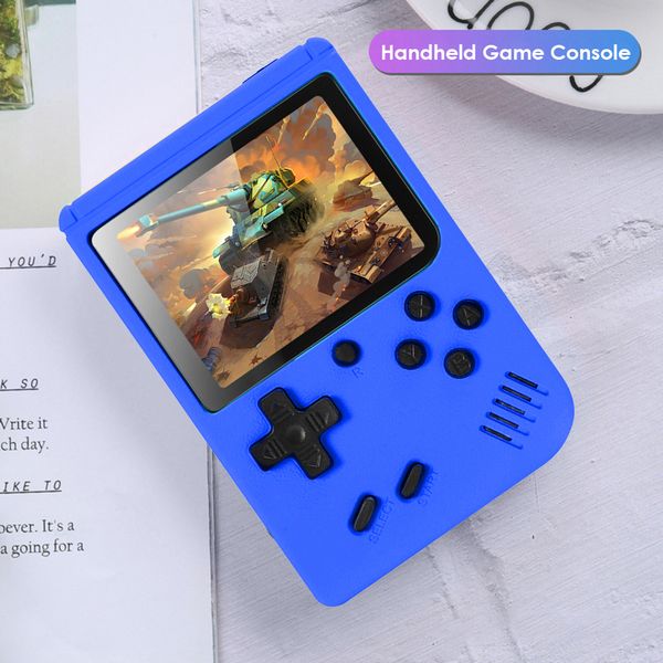 3 Inch Screen Classic Game Player 8 Bit 400/500/800 Games Handheld Game Console Mini Handheld Video Game Console for Kids Adults