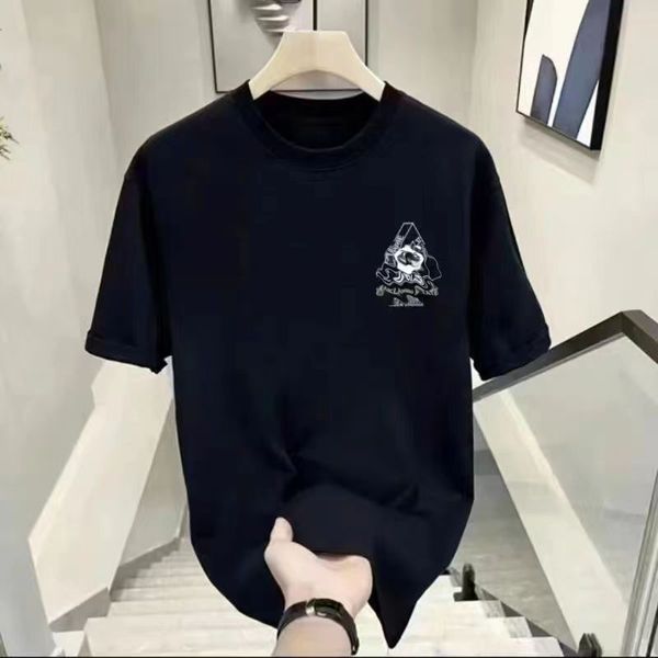 New fashion letter T-shirt Men's and women's Designer Pull size T-shirt Cotton Top Men's casual shirt Luxury clothing Street hat sleeves Summer short sleeve clothes D6, Black
New fashion letter T-shirt Men's and women's Designer Pull size T-shirt Cotton Top Men's casual shirt Luxury clothing Street hat sleeves Summer short sleeve clothes D6, Black