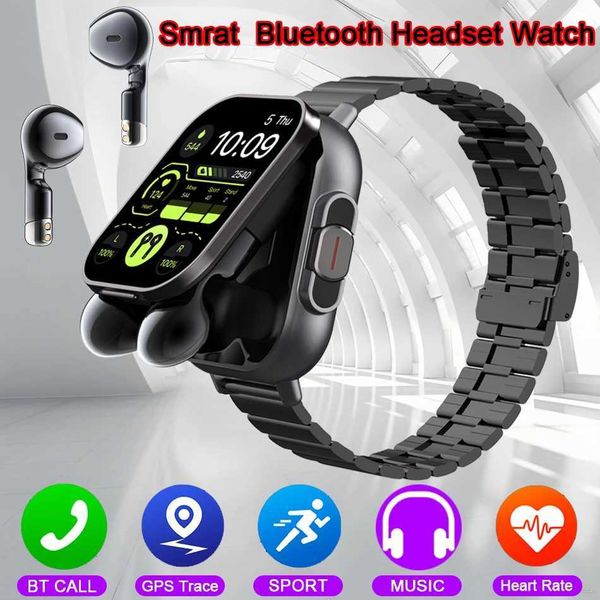 2024 2-In-1 Smartwatch With Headphones Smartwatch Mens Call…