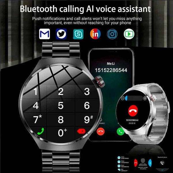 New Watch4 Pro Smartwatch Mens Watch 4 Pro Amoled High-Definition Sn Call NFC G…