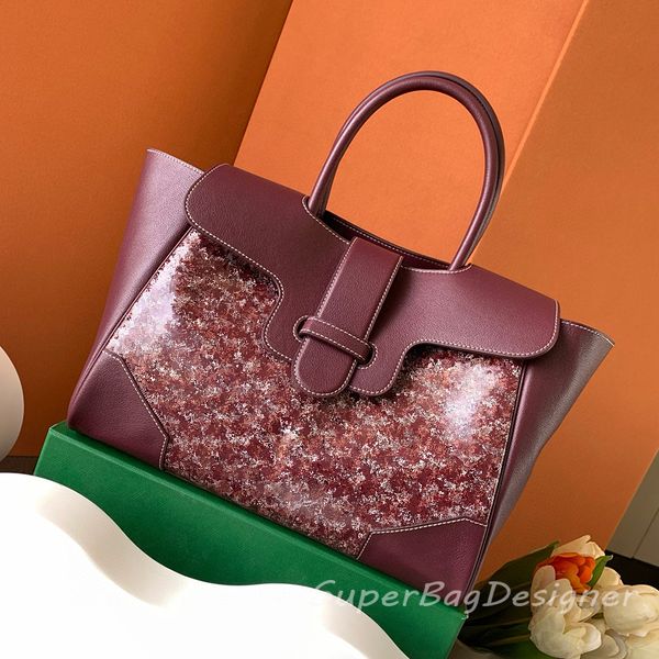 10A highest designer tote bag large maxi wood handbag genuine leather flower style vintage handle bag fit laptop big capacity super mirror quality, Orange
10A highest designer tote bag large maxi wood handbag genuine leather flower style vintage handle bag fit laptop big capacity super mirror quality, Orange