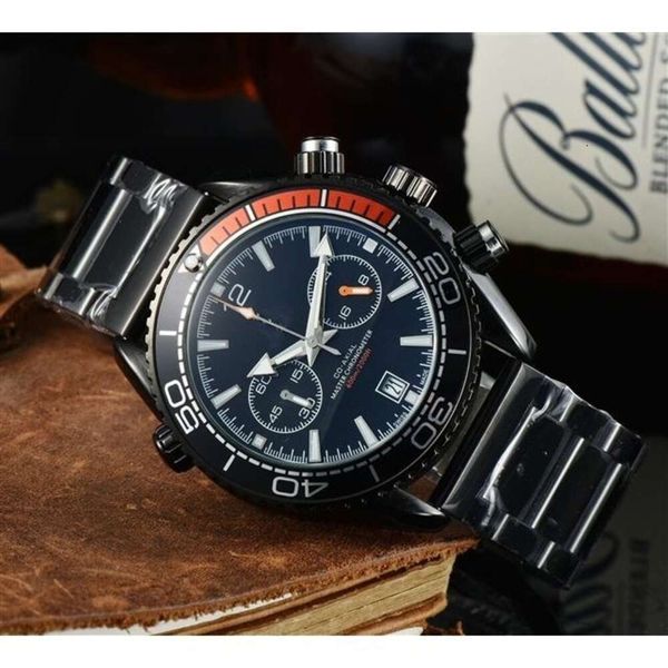 Hot OM men's watch Classic fusion series high-end men's quartz watch multi-functional timing, Brown
Hot OM men's watch Classic fusion series high-end men's quartz watch multi-functional timing, Brown