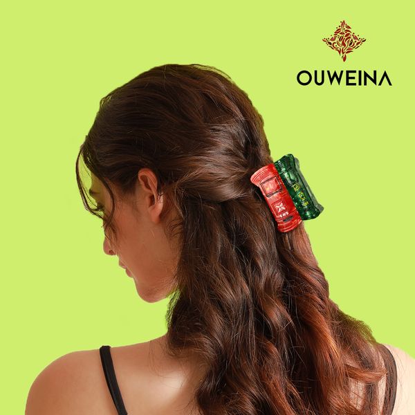 New cross-border red and green letterbox acetate hair clip hair grip clip back of head hair clip shark clip headdress
New cross-border red and green letterbox acetate hair clip hair grip clip back of head hair clip shark clip headdress