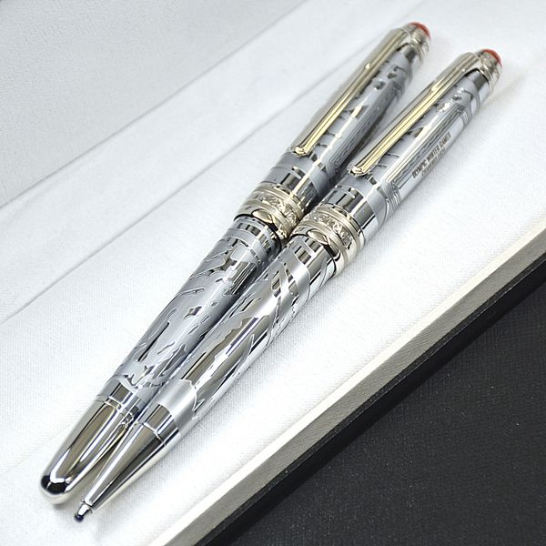 wholesale Special Edition Heritage Chamonix 1924 Rollerball Ballpoint Pen Sier Metal Relief Office Writing Ink Fountain Pens With Serial Number
wholesale Special Edition Heritage Chamonix 1924 Rollerball Ballpoint Pen Sier Metal Relief Office Writing Ink Fountain Pens With Serial Number