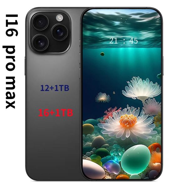 for I15 i16 Pro Max Smartphone unlock Camera 4G 5G 16GB 64GB cell phone RAM 128GB 256GB 1TB smartphone Android, Blue
for I15 i16 Pro Max Smartphone unlock Camera 4G 5G 16GB 64GB cell phone RAM 128GB 256GB 1TB smartphone Android, Blue