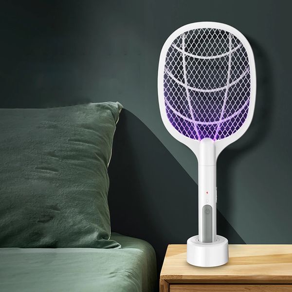 Powerful Electric Fly Swatter: Rechargeable Mosquito per with UV Light for Indoor & Outdoor Use, 2024 Version
Powerful Electric Fly Swatter: Rechargeable Mosquito per with UV Light for Indoor & Outdoor Use, 2024 Version