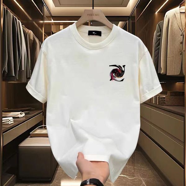 Men's and women's all-cotton breathable T-shirt enthusiasts short sleeve hot drill technology advanced fabric designer creates sportswear streetwear crew-neck D23, White
Men's and women's all-cotton breathable T-shirt enthusiasts short sleeve hot drill technology advanced fabric designer creates sportswear streetwear crew-neck D23, White