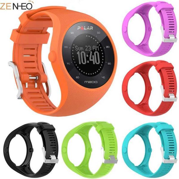 New Arrival Silicone wristband bracelet for Polar M200 GPS Sports Smartwah replacing Wahband bracelet with tool Wah strap correa Z241115