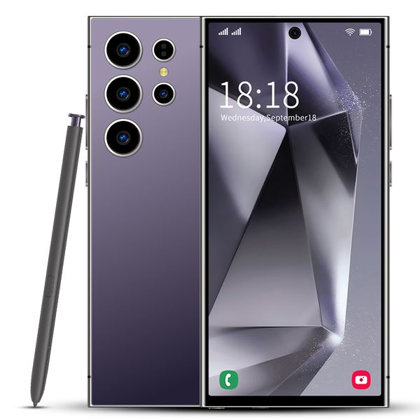 7.3 HD wireless charging S24 Ultra cell phone Android14 8G 256G 5G Mobile phone original unlocked smartphone GPT4.5 smart, Black
7.3 HD wireless charging S24 Ultra cell phone Android14 8G 256G 5G Mobile phone original unlocked smartphone GPT4.5 smart, Black