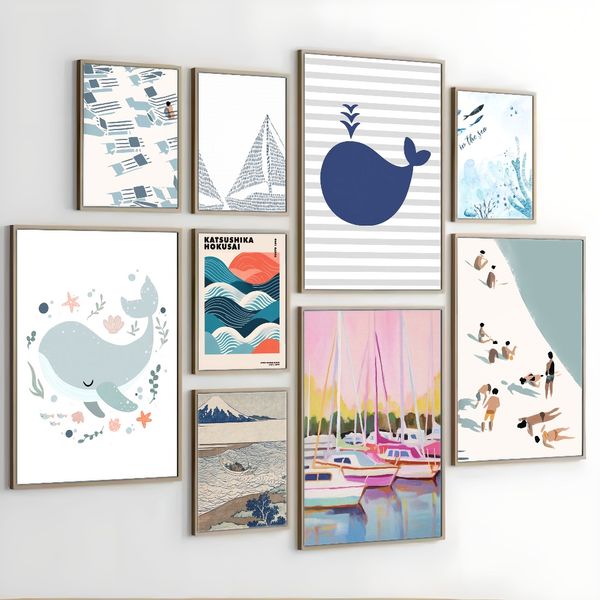 3 pieces Wooden Framed Canvas Poster sailboats on the harbor, houses on the lakeside, and maritime art. Creative Waterproof Canvas Posters
3 pieces Wooden Framed Canvas Poster sailboats on the harbor, houses on the lakeside, and maritime art. Creative Waterproof Canvas Posters