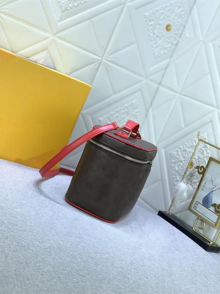 Designer Leather Crossbody Toiletries Bag