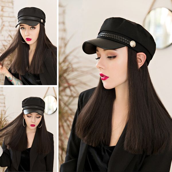 Trendy Navy Sun Hat Casual Military Caps Woman Cotton Beret Flat Hats Captain Cap Trucker Vintage Sport Women's Leather Hat, Navy blue
Trendy Navy Sun Hat Casual Military Caps Woman Cotton Beret Flat Hats Captain Cap Trucker Vintage Sport Women's Leather Hat, Navy blue