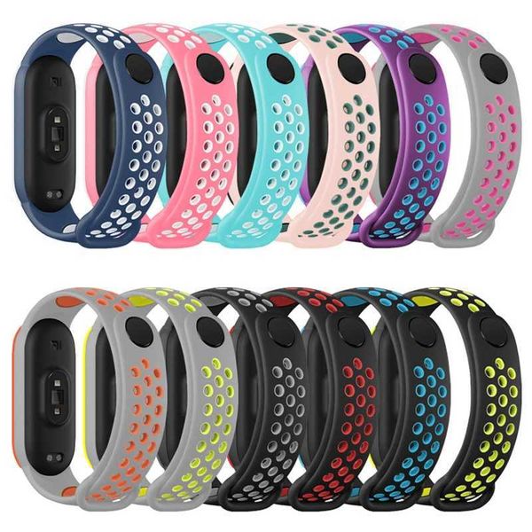 New Arrival Silicone wristband Mi Band 7 6 5 4 3 wristband replacement wristband Mi Band Smartwah accessories Z241115
