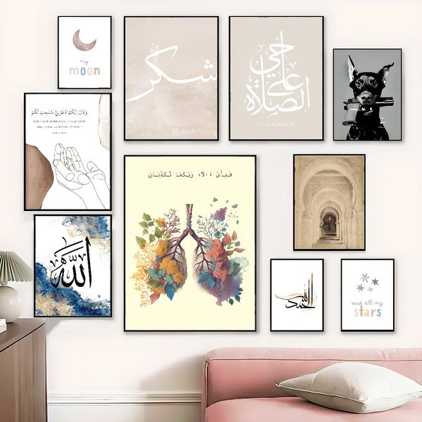 3 pieces Wooden Framed Canvas Poster islamic art, islamic home decor, Islamic calligraphy, Creative Waterproof Canvas Posters, Bedroom
3 pieces Wooden Framed Canvas Poster islamic art, islamic home decor, Islamic calligraphy, Creative Waterproof Canvas Posters, Bedroom