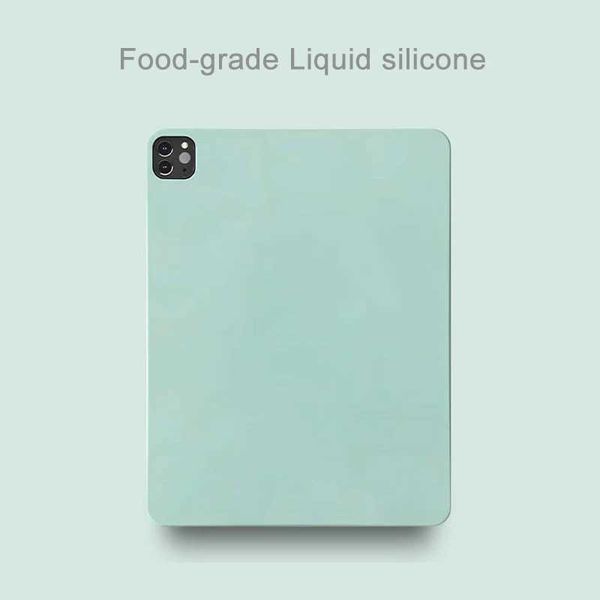 Hot Sale Liquid silicone case for iPad Pro 2024 13 11 12.9 7 8 9 10th generation Air case 4 5 10.9 10.2 Mini 6 Fl cover Funda case T241115