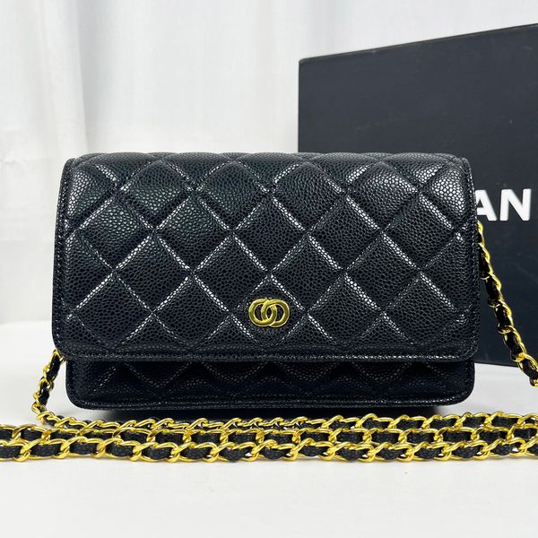 Designer Bags Shoulder Bags WOC Caviar Flap Handbag Women Fashionable Luxury Top Quality Leather Single shoulder crossbody bag Minimalist Chain Commuter Package, C-1
Designer Bags Shoulder Bags WOC Caviar Flap Handbag Women Fashionable Luxury Top Quality Leather Single shoulder crossbody bag Minimalist Chain Commuter Package, C-1
