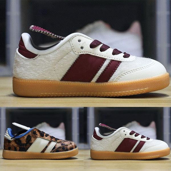 Children Sneakers Samba Pony Leopard Kids Shoes Wales Bonner Lifestyle Staple Gradeschool Boys Girls Toddler Youth Trainers Fold-over Tongue Dark Brown Cream
Children Sneakers Samba Pony Leopard Kids Shoes Wales Bonner Lifestyle Staple Gradeschool Boys Girls Toddler Youth Trainers Fold-over Tongue Dark Brown Cream
